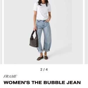 Frame Denim Women's Light Blue Bubble jeans